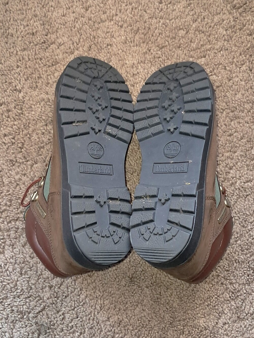 Timberland Boys Field Boot Brown Green Boot Size 6 - Picture 4 of 7